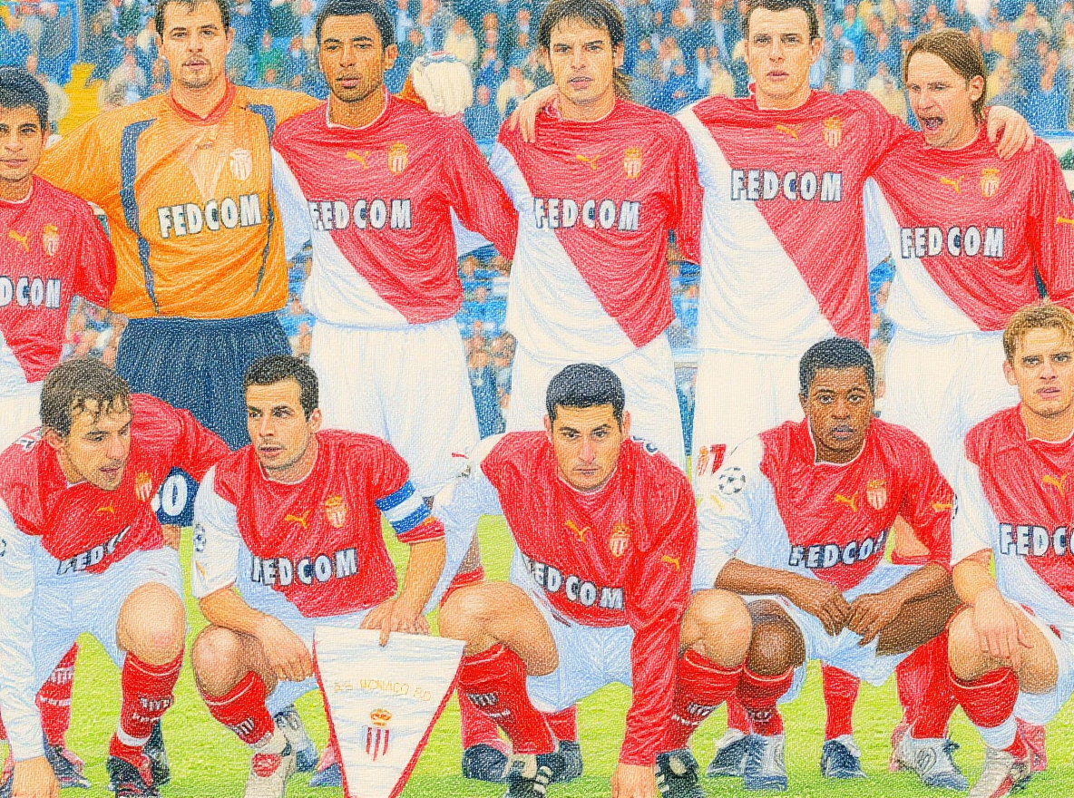 En quelle année l'AS Monaco a-t-elle atteint la finale de la Ligue des Champions (perdant contre Porto)?