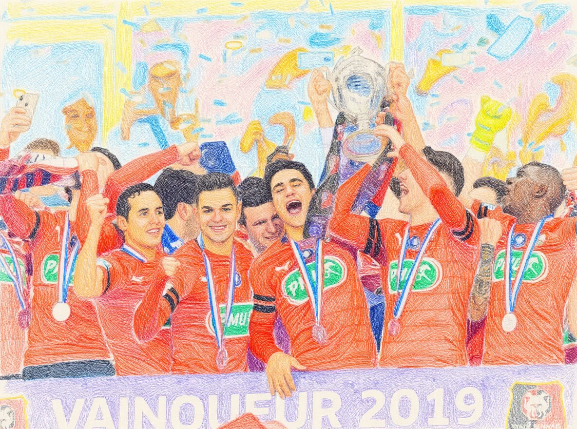 Le Stade Rennais a battu le PSG en finale de la Coupe de France 2019, une victoire mémorable aux tirs au but après un score de 2-2.