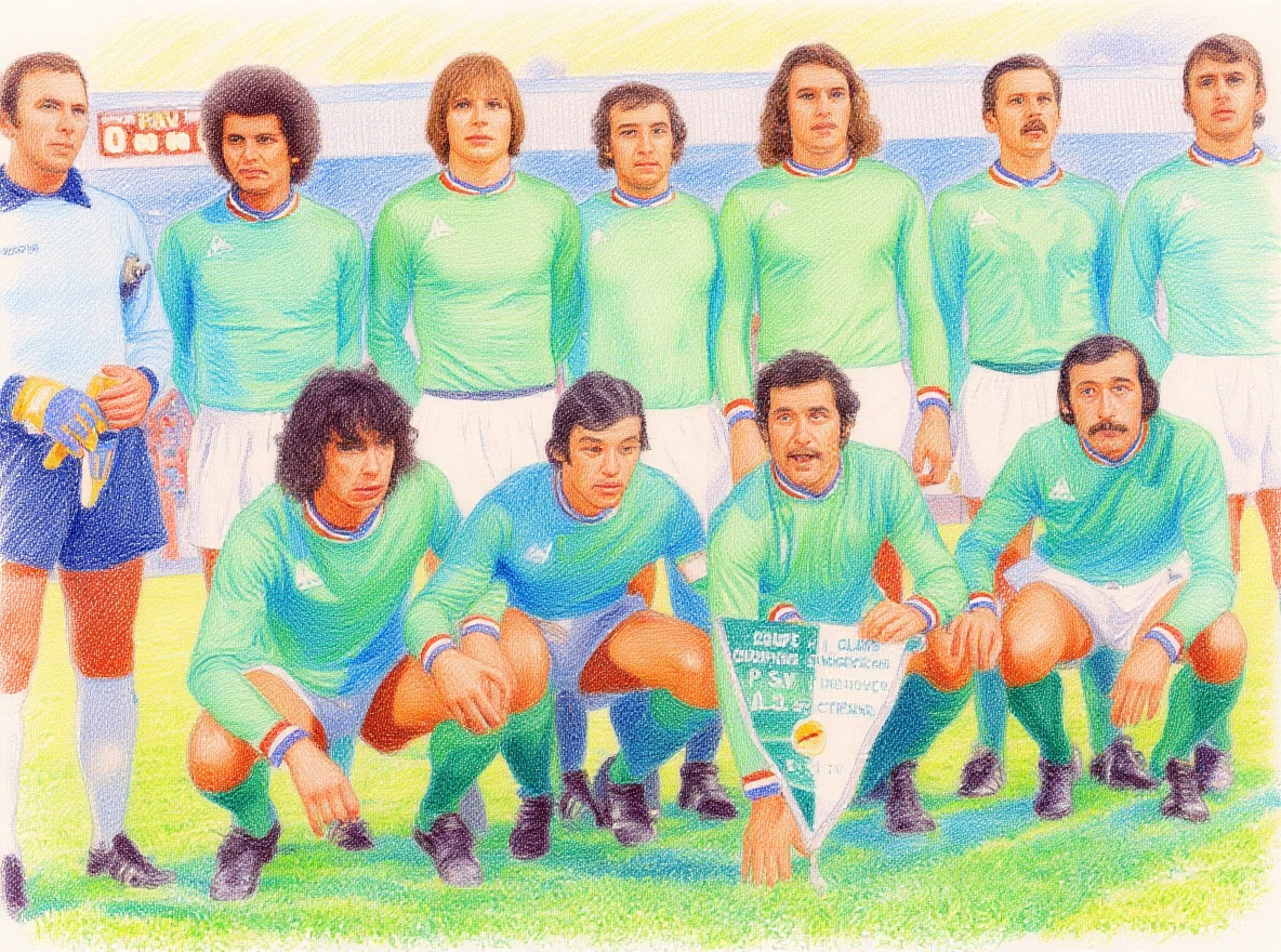 La finale mythique a eu lieu le 12 mai 1976 à Glasgow, marquant l'apogée des Verts européens, malgré la défaite 1-0.