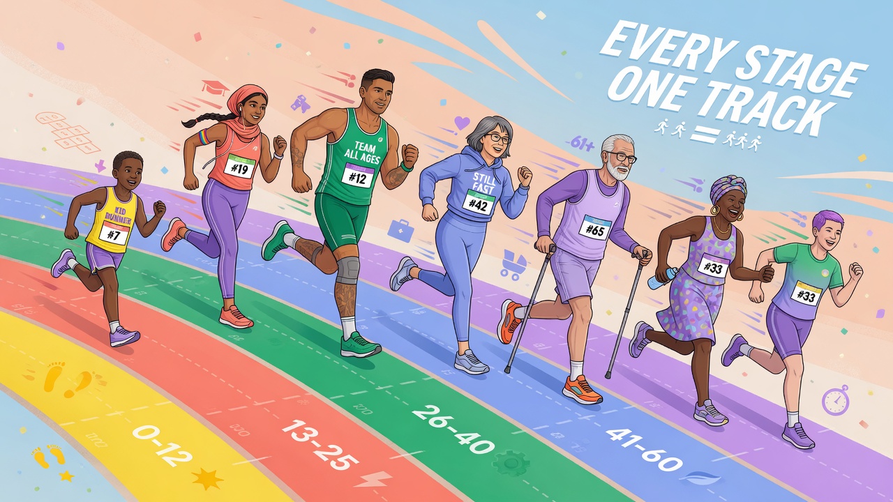 Comment trouver ta catégorie course à pied en deux minutes