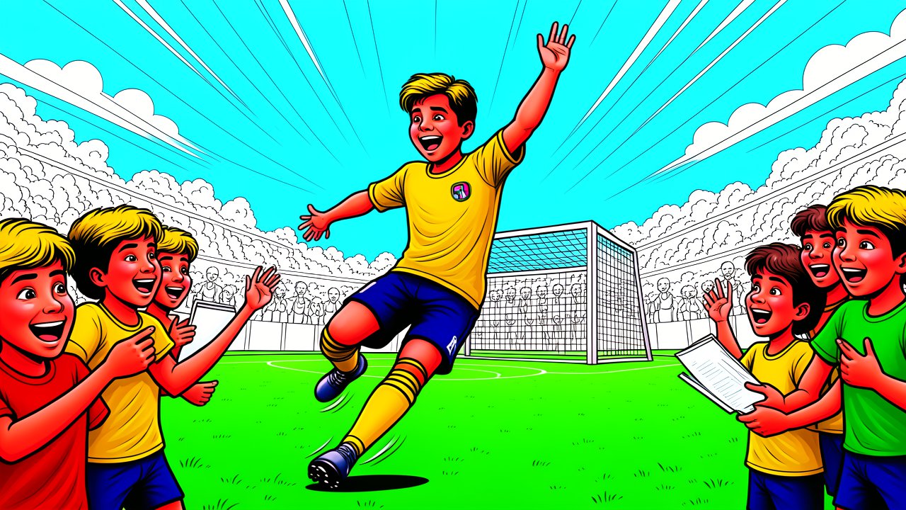 Les scènes de foot les plus demandées à imprimer