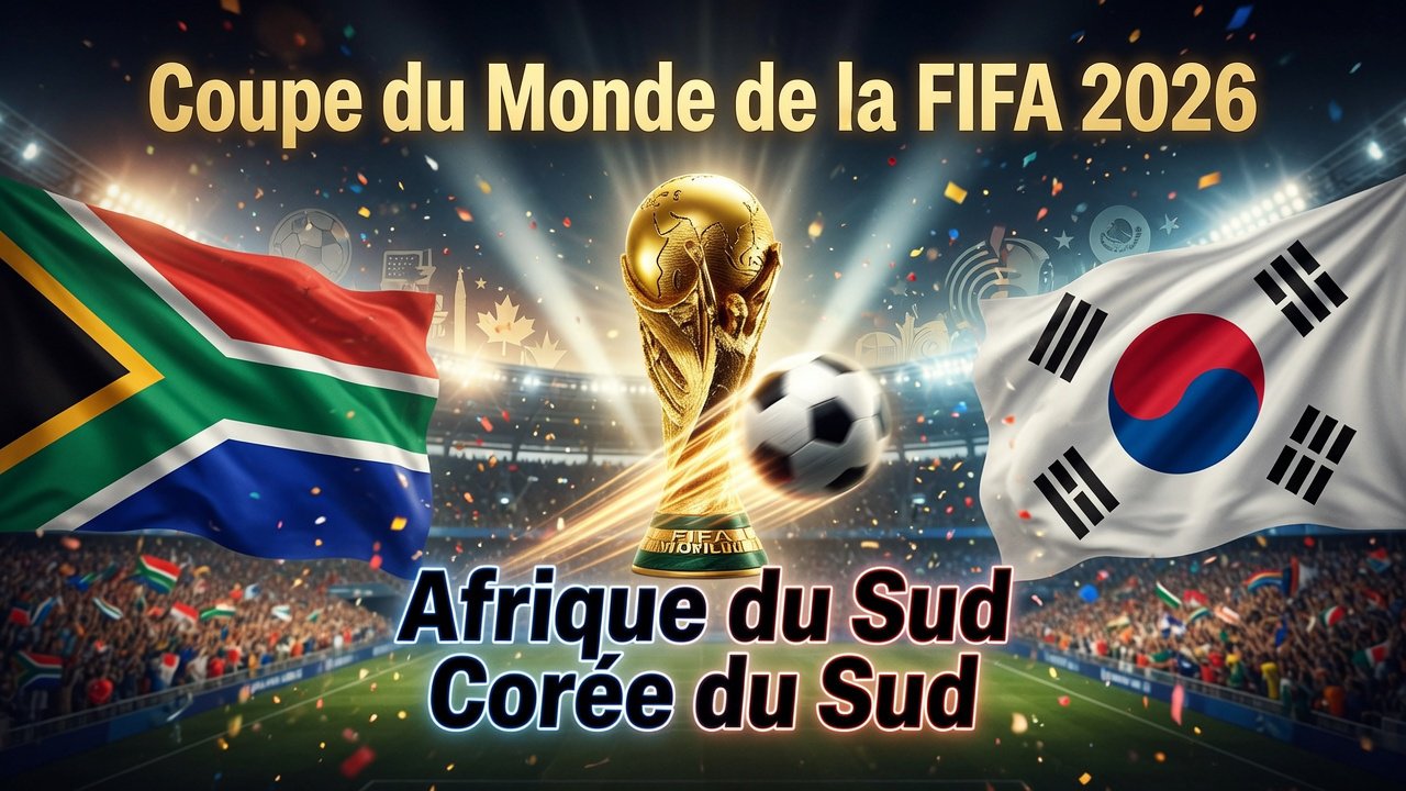 Pronostic Afrique du Sud Corée du Sud - Coupe du Monde 2026 25/06/2026