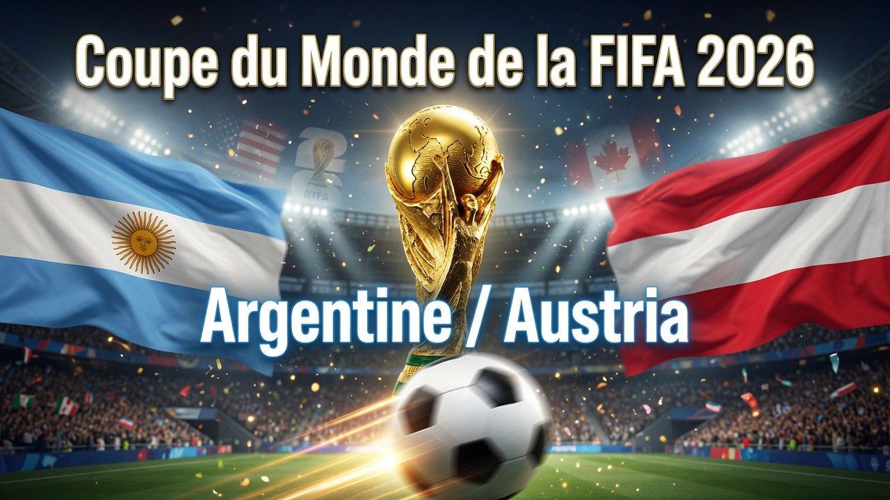 Pronostic Argentine Autriche - Coupe du Monde 2026 22/06/2026