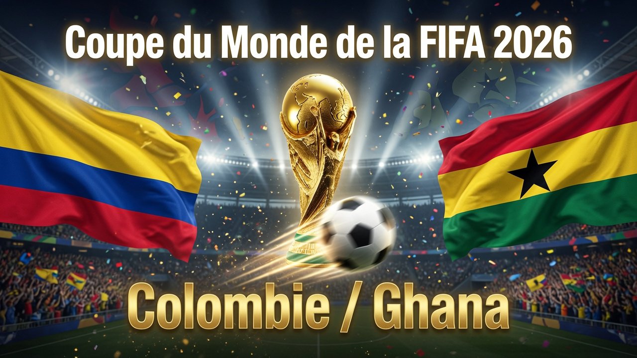 Pronostic Colombie Ghana - Coupe du Monde 2026 04/07/2026
