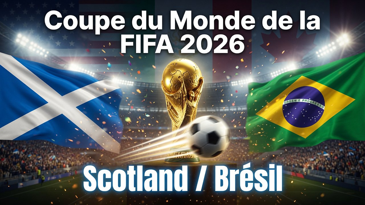 Pronostic Écosse Brésil - Coupe du Monde 2026 25/06/2026