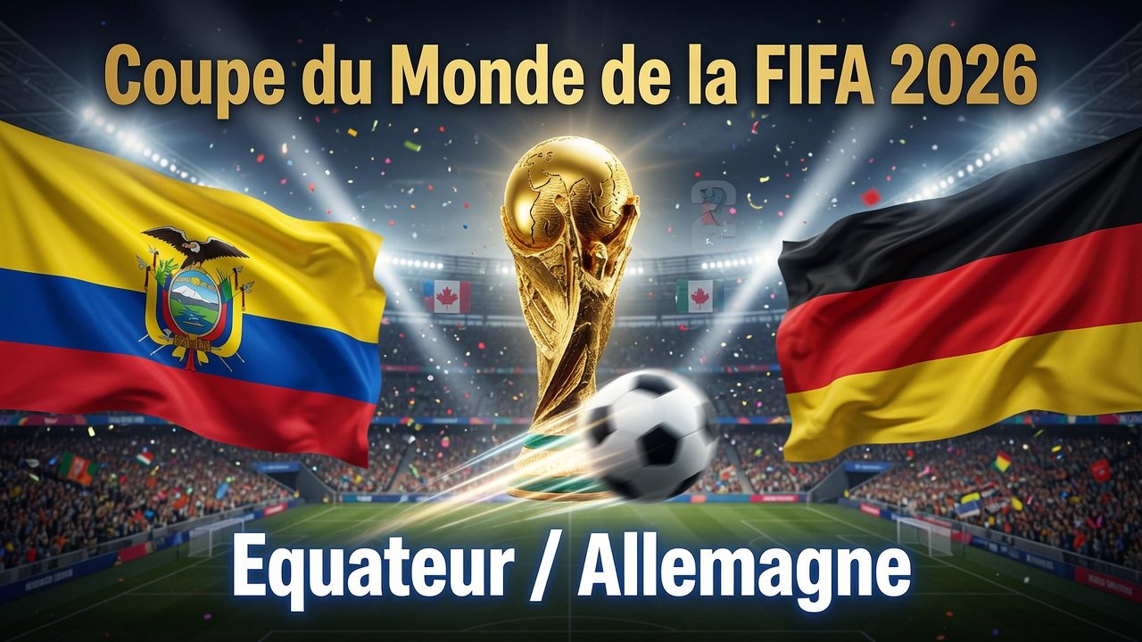 Pronostic Equateur Allemagne - Coupe du Monde 2026 25/06/2026