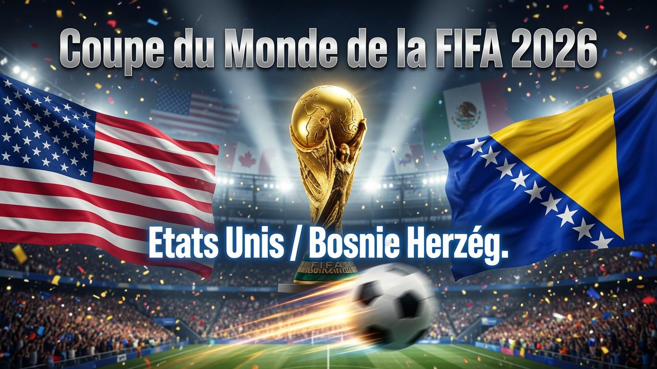 Pronostic États-Unis Bosnie-Herzégovine - Coupe du Monde 2026 02/07/2026