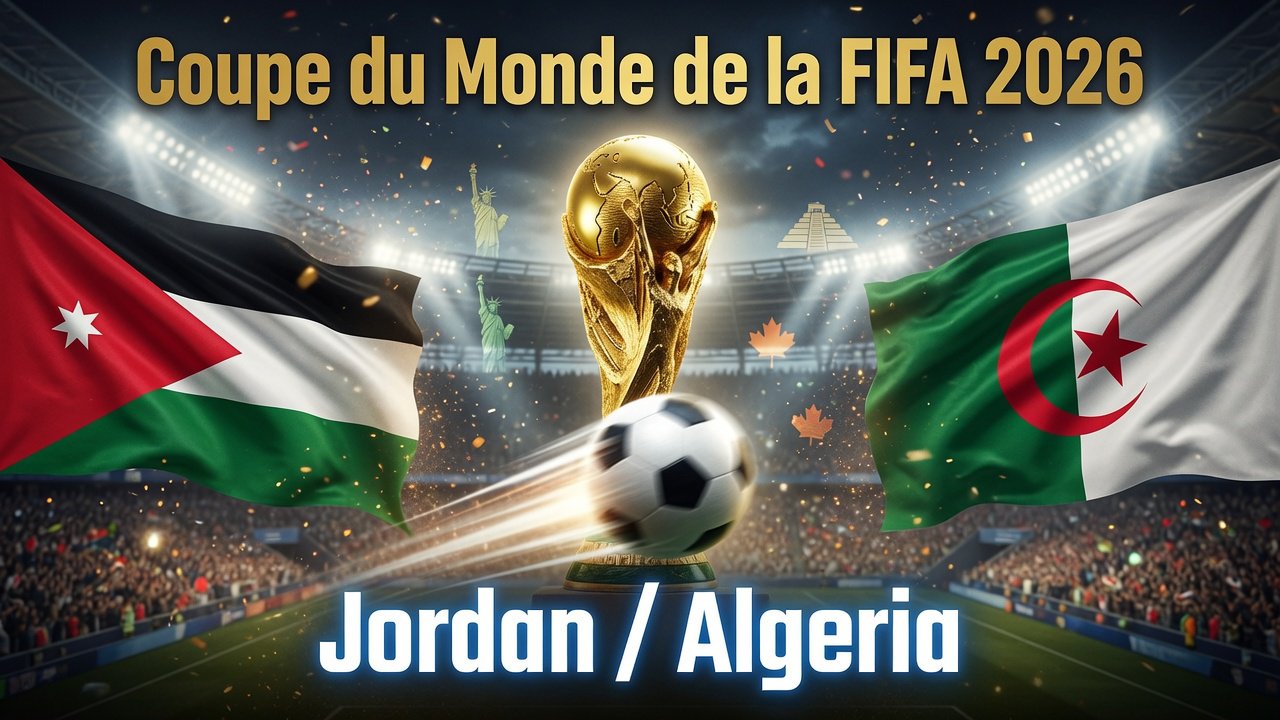 Pronostic Jordan Algérie - Coupe du Monde 2026 23/06/2026