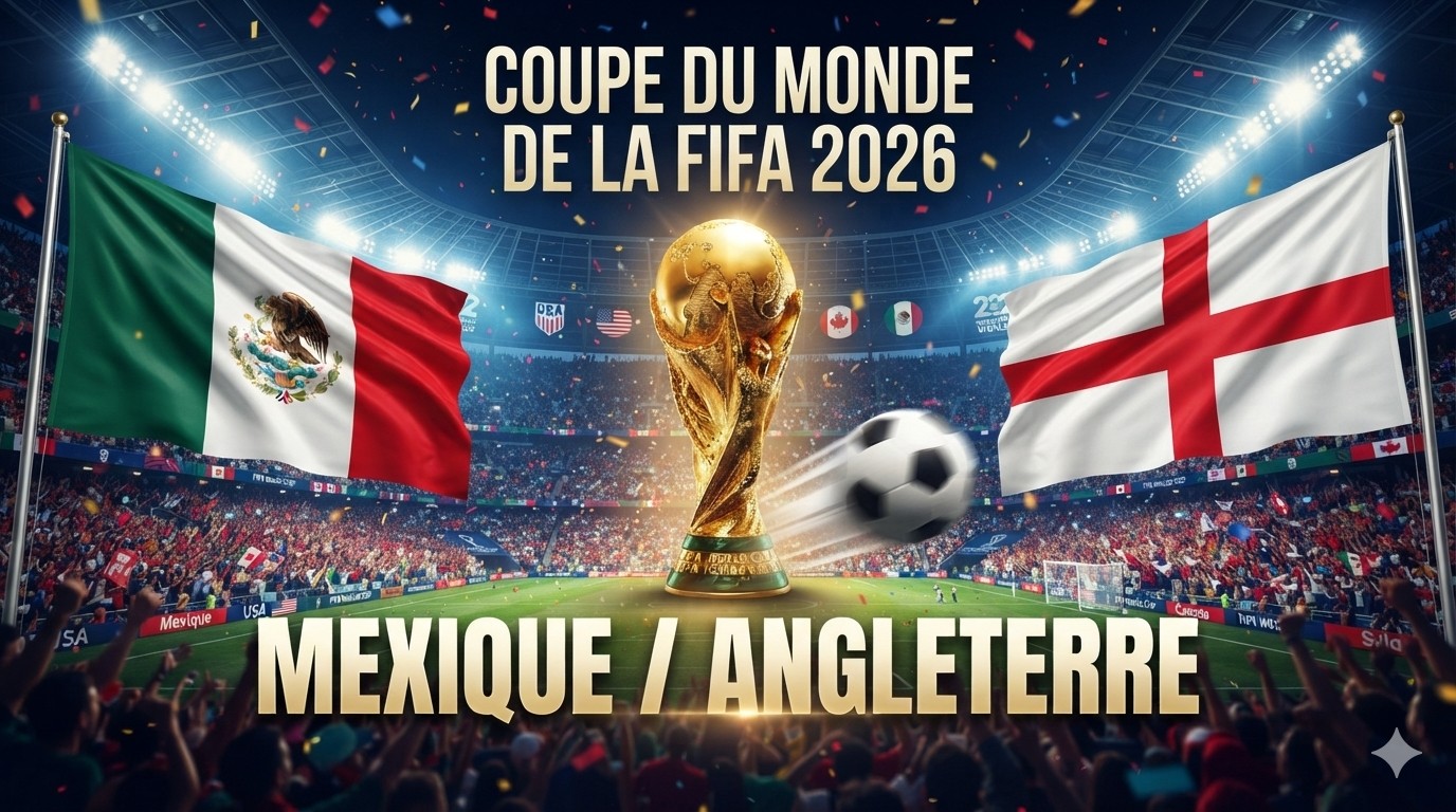 Pronostic Mexique Angleterre - Coupe du Monde 2026 06/07/2026