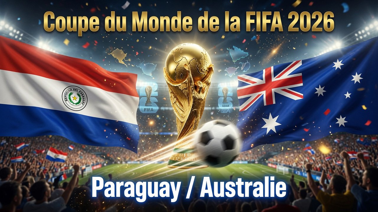 Pronostic Paraguay Australie - Coupe du Monde 2026 26/06/2026