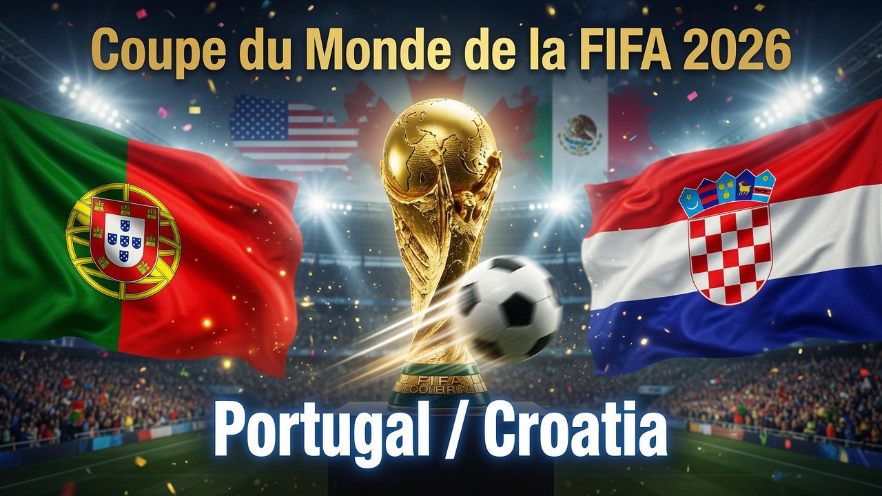 Pronostic Portugal Croatie - Coupe du Monde 2026 03/07/2026