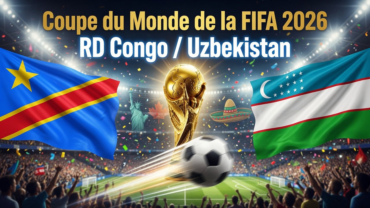 Pronostic RD Congo Uzbekistan - Coupe du Monde 2026 28/06/2026