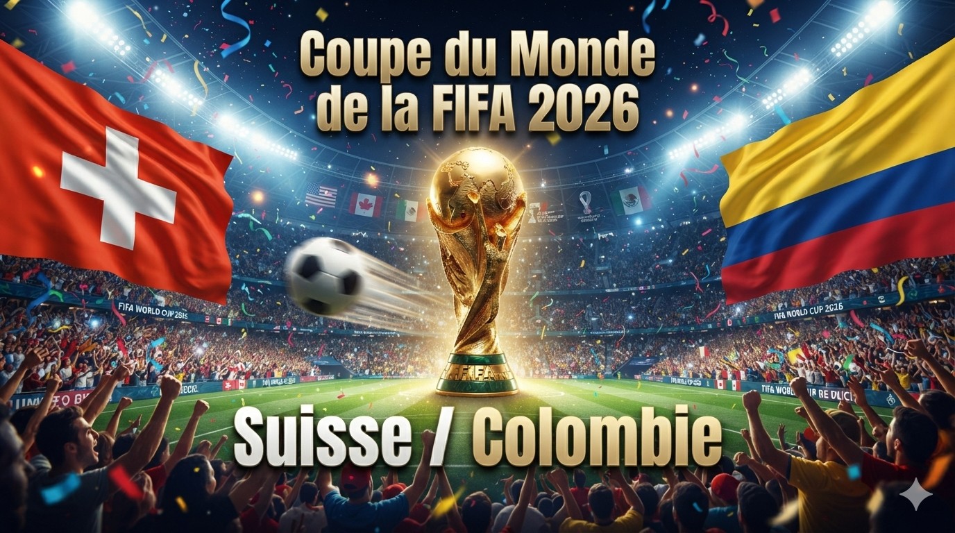Pronostic Suisse Colombie - Coupe du Monde 2026 07/07/2026