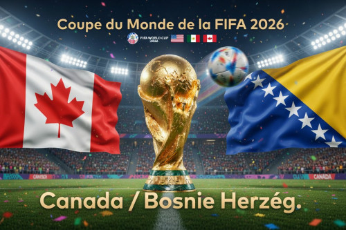 Pronostic Canada - Bosnie-Herzégovine - Coupe du Monde 2026 12/06/2026
