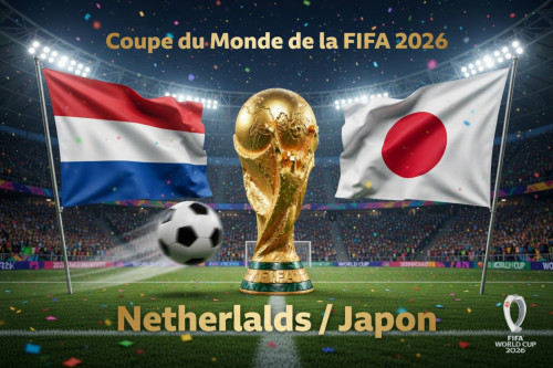 Pronostic Pays-Bas Japon - Coupe du Monde 2026 14/06/2026